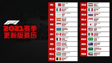 F1最新版赛历宣布：2021年F1中国大奖赛举办时间将延迟